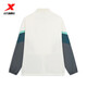 XPEP (XPEP) Store Single Windbreaker 2025 AUTOMNE NOUVEAU PRODUIT Cardigan autonome Veste Veste de veste en coton blanc / gris en alliage / Dark Cyan L