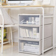 Gabinete de almacenamiento de cajones de cajones de múltiples capas Gabinete de almacenamiento de almacenamiento Baby and Children Caja de organización de armario Gabinete de almacenamiento de bebé F3523 Longitud 47*Ancho 35Height 23 Exportación a Japón