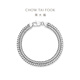 Chow Tai Fook personalized Cuban chain PT950 platinum Cuban bracelet, gift for men and women, optional EOP3 16.25cm