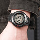 Shinuoke Men's Sports Electronic Watch Waterproof Outdoor Multifunctional Shock and Fall Resistant Junior High School Student Watch 9902 Black