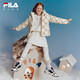 FILA children's shoes running shoes 2025 winter men's and women's middle and large children's sports shoes cat claws