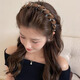 BARY REEF high cranium rhinestone headband women's 2025 new face wash special headband daily wear hair band pressure hairpin headwear black rhinestone headband