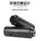 黥驰山地自行车火箭筒镂空后轮脚踏板通用后座踏杆放脚站人踩脚配件SN9435 六边柱铝合金后脚踏杆短款银色一对