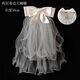 
Shantou Lincun veil and get a pearl bride Korean style pearl wedding dress wedding short face covering small veil white wedding shot Title page pearl veil