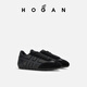 Hogan Women's Shoes New Runner Series H693 модная ретро удобная повседневная обувь одиночная обувь черная 34,5