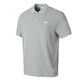 耐克（NIKE）POLO衫短袖翻领夏男士休闲健身纯棉刺绣灰色训练上衣运动T恤 FN3897-010专柜正品假一赔十 S 推荐100-120斤