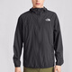 THE NORTH FACE M Upf Wind Jacket Outdoor Sports Thin Hooded Breathable Windproof Dark Gray S