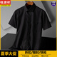 Hengyuanxiang summer new ice silk pocket short-sleeved shirt men's business casual formal decoration white shirt professional wear trend (father's day gift) DX6625 39
