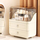 Cosmetic storage box capacity dust-proof new cream style desktop dressing table skin care product storage shelf cream three-layer dust-proof style