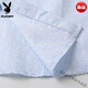Playboy (Playboy) 2025 Nouvelle chemise décontractée à manches courtes à manches courtes NOUVEAU COTON PURT PURFFORT COFFRIT SOFT TOP T-shirt Men de girt Brand de gamme - Modèle bleu clair - Brand haut de gamme taille moyenne 3895-105Jin [Jin est égal à 0,5 kg] - Marque haut de gamme