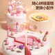 Aozhijia Kinderkuchen Spielzeug Geburtstagsgeschenke Mädchen 3-6 Jahre altes Haus Küche Prinzessin Chokele Kochen Simulation