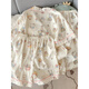 
Arctic velvet 2025 new helloKitty pure cotton gauze pajamas for women in spring and summer short-sleeved cute three-piece set home clothes Yunduo Cotton-J9901# Paradise Puppy Three-piece Set M [Suggested 75-100Jin [Jin equals 0.5 kg]]