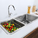 科勒（KOHLER）科勒厨房水槽普罗台上台下双用厨盆K-3884T-C-NAK-3664T-H-NA K-3884T-C-NA 480MM单槽