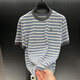 Kledboylomy Victor Estación Europea Top Summer NUEVA Camiseta NZN1396 Stripe M [90-110Jin [Jin es igual a 0,5 kg]]