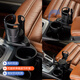 Tiempo de protección extrema CAR CUPA DE AGUA CARSE Multifunción Centro de automóvil giratorio Ajustable Consola Soporte de bebida de una sola capa Dos almacenamiento de dos capas de almacenamiento
