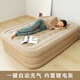 He Jiagong inflatable bed single 1.2 folding automatic inflatable mattress nap student air mattress home floor bed double 1.5 200_200_25cm 4 generation pump 5 minutes self-stop