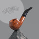 Savinelli Importierte handgefertigte Heather Pipe Traditionelle 673 Kollektion, großes Geschenk mit massivem Holz gekrümmtem Rohr Männer [10 Jahre Sammlung, Signature 673 Typ 3mm Rue]