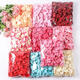 Three-April Tiger simulated rose petals wedding confession decoration hand-spreading flowers Valentine's Day proposal to create romantic wedding room layout supplies Powder from heart Jin [Jin equals 0.5 kg] about 7,000 pieces