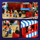 Совместим с LEGO Disney Disney Train и Железнодорожными Строительными Блонками Сборка Игрушки Модель Girl Gifts - очень сложная железнодорожная станция Диснея [Версия электрического дистанционного управления]]