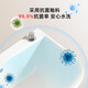 
Moen (MOEN) balcony mop pool large rectangular ceramic mop pool small bathroom household floor washing mop basin mop sink 1049 glaze 49*38+ wall spray gun faucet