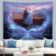 Disney Frozen Hintergrundtuch Kinderzimmer Anime Hintergrund Wandtuch Prinzessin Nacht Wandteppich GT1278-Frozen 5 Breite 3 Meter hoch 1,5 Meter + Installationspaket