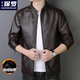 Preface Paul Preface Paul royal high-density nylon laminated leather customized men's business casual plus velvet leather clothespin Brown 8802 plus velvet XL Recommended 120-135Jin Jin equals 0.5 kg