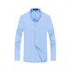 CEO Yageol Herren Langarmes Hemd Frühling und Herbststil Business Casual Formal Formal Pure Cotton Free Bügelweißes Hemd 6630 Sterne Grid Blau 38
