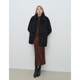 MSBEAST Beast Miss Imported Tuscan Fur Coat Women's Silhouette Lamb Fur Grass丨Search for Simple Landscape White M