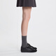 Hogan Women's Shoes New Runner Series H693 модная ретро удобная повседневная обувь одиночная обувь черная 34,5