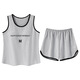 Victoria's Style, poitrine de poitrine Pyjamas pour femmes, Summer Cotton 100 Coton Shorts, Vêtements sans manches décontractés décontractés Cke-W6167 M