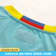 Kelme Football Uniform Set Sommer Schnelltrocknen im Freien Fitness Running Club Custom T-Shirt Zwei-teilige schwarze Farbe Blau S