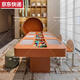 La zone de divertissement de la table des enfants et de la chaise combinaison de la table de lecture de jeu de jeu de plancher au-dessus du plan éducatif précoce de la table de construction LEGO Table des enfants-12350 * 120 * 60