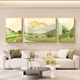 
Yihuanyu Living Room Decoration Painting Sofa Background Wall Hanging Painting Light Luxury High-end Atmospheric High-end Wall Painting New Triangle Wall Painting