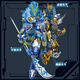 Lego High-Difficallyally Black Myth Sun Wukong Mecha Nezha Ao Bing Build Block Assembly 6-12 лет Детский игрушечный мальчик супер-большой полумеханический Ao Bing Mecha 1342 частицы 7-8-9-10-14-15-й день рождения.