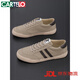 
Katile Crocodile 2025 breathable men's canvas shoes versatile trendy lace-up shoes summer low top flat men's shoes soft sole casual shoes [same style in the mall] brick red 24147M 42