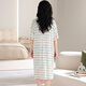 Modal Nightband Sommer Frauen 2025 Neues Modal Ice Seide kurzärmelig kühles Gefühl kann außerhalb von Heimkleidung Pyjamas Kleid 13297 2xl 140-160jin [Jin entspricht 0,5 kg] vor 16 Uhr am selben Tag geliefert