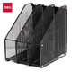 Deli Triple File Box 9197 Negro (Unidad: solo)