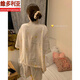 Victoria's Style Pyjamas for Women in Summer Day Ice Silk 2025 Nouvel ensemble en deux pièces à manches courtes de vêtements à domicile de style célébrité Internet, peut être porté en dehors de LW-9215 M [Recommandé 80-100jin [Jin est égal à 0,5 kg]]]