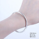 Fudianfeng platinum bracelet for women pt950 pure platinum solid platinum bracelet smooth plain ring round bracelet customized ring number 50-64 optional 100 grams shipped in 7-10 days
