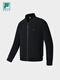 FILA men's woven jacket 2025 summer new golf sports simple base top dark black-BK L 175/96A/L