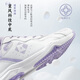 Glimpse of KUMPOO 2025 new badminton shoes D21 breathable, non-slip and wear-resistant KUMPOO professional sports shoes white/purple 38
