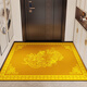 Hochwertiger goldener Feng Shui Eingangstür Bodenmatte Matte Schlamm absorbieren Wasser und schnell trocknende Füße Baifu Juzhen-Brown-12164 50*80 cm verbessertes Diatomschlamm