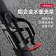 JCZS German brand bicycle water bottle rack mountain bike road bike universal ultra-light aluminum alloy water cup rack riding equipment upgraded titanium silver one-piece aluminum alloy