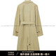 Burberry (BURBERRY) new year solid color lapel single-breasted long-sleeved mid-length windbreaker for men camel camel one size 46