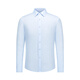Youngor long-sleeved shirt men's cotton silk wool blended DP no-iron shirt full-body lining anti-wrinkle flat and stylish 2025 new product light blue VLTP119698IBY 40 (175/92Y)