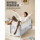 Raft Core Cool Bean Ding Spleißbett Krippe bewegliche Multifunktionsfaltungswindel -Windel Neugeborene Baby Bett Raum Wanderung Grau 3.0