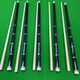 Three big heads, middle head split high-end silver ring nine-ball chasing points Chinese black eight replica 1 1 handmade billiard cue Zhengtu 3 single pole + pole bag middle head 11.5mm