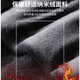 新款纯棉打底衫男秋冬季加绒加厚保暖长袖t恤男士半高领内搭秋衣 加绒C6187宝蓝 4XL 建议170-190斤