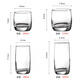 Shantou lincun transparent copa de vidrio simple restaurante de hotel para beber copa de agua taza de té copa de cerveza beber leche desayunar copa 13791 transparente 200 ml-6
