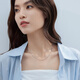 Lukfook Jewelry Platinum 950 Side Chain Platinum Necklace Plain Chain Price G07P0004DS 4.41 grams (including labor cost 441 yuan)